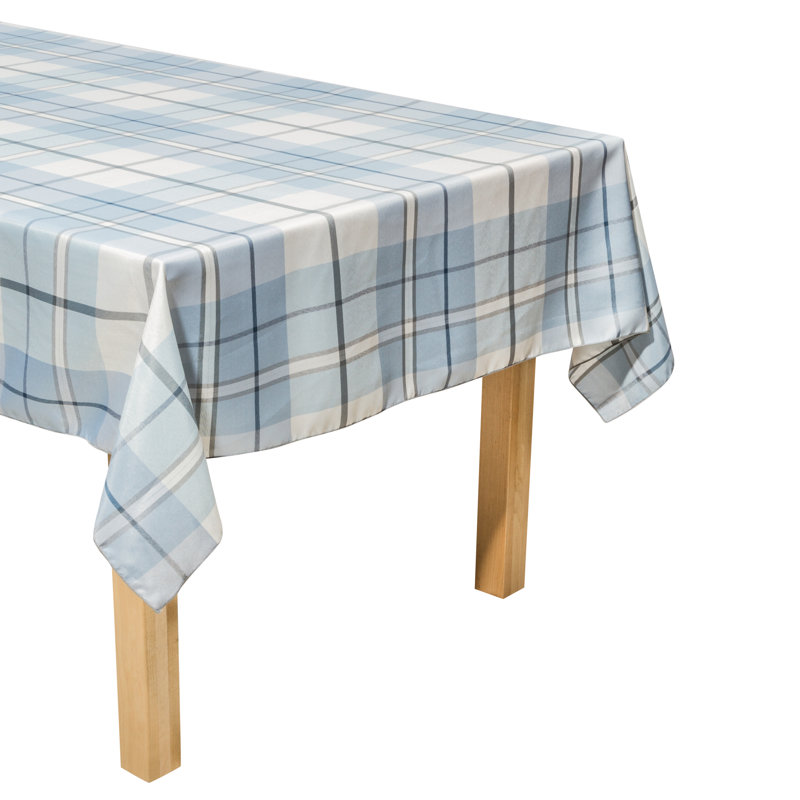 Nappe écossaise Vinci, Bleu givré, L 104 po x l 60 po