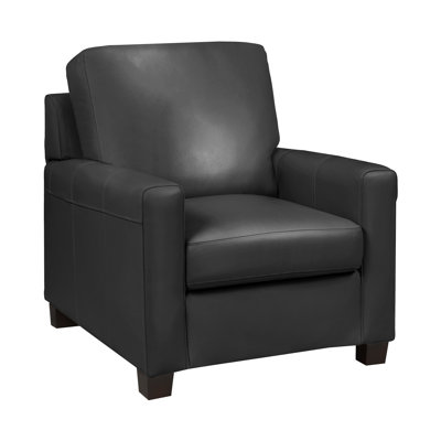 Fauteuil en cuir Anum