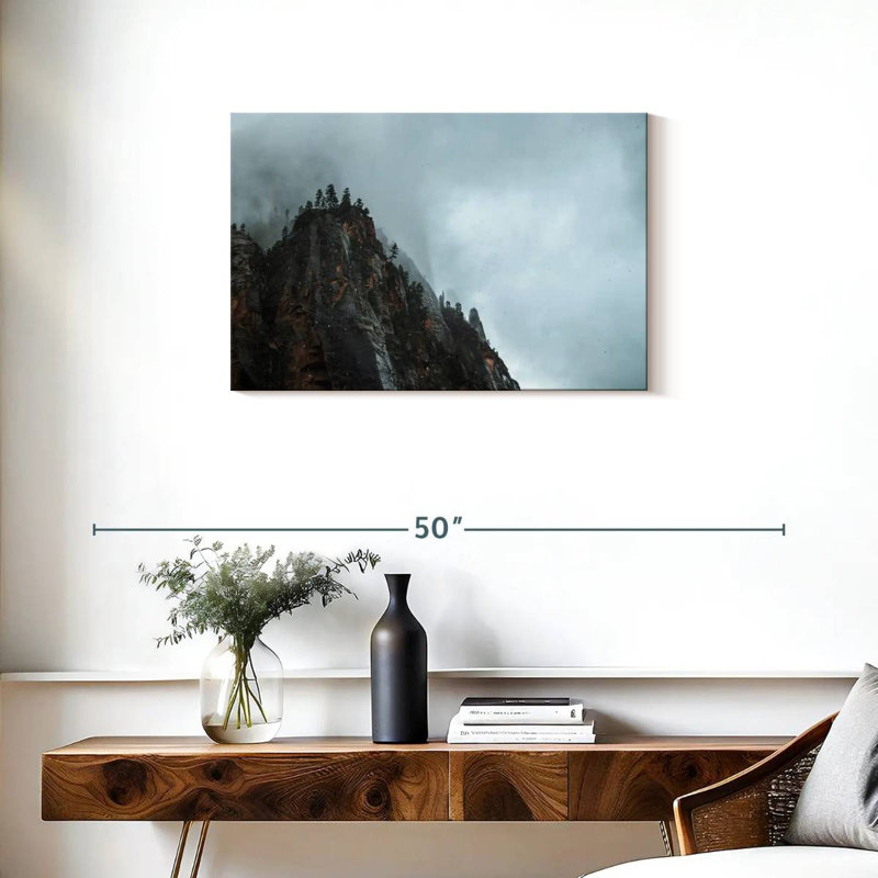 Alvord Foggy Rocky Mountain Peak, H 20 po x l 30 po