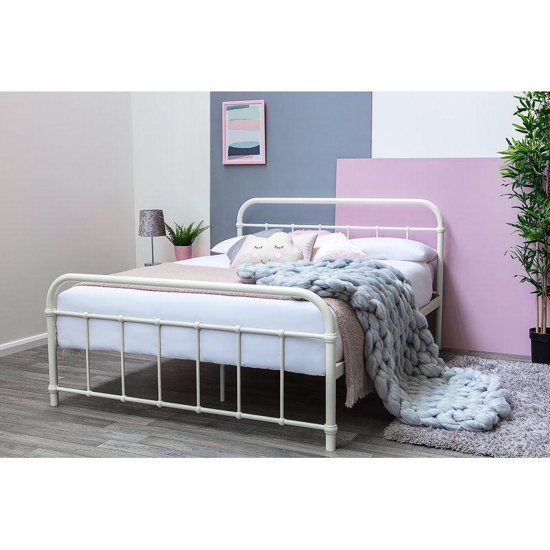 Cleveland Bed, 19cm Double Memory Foam, White, Double (4'6)