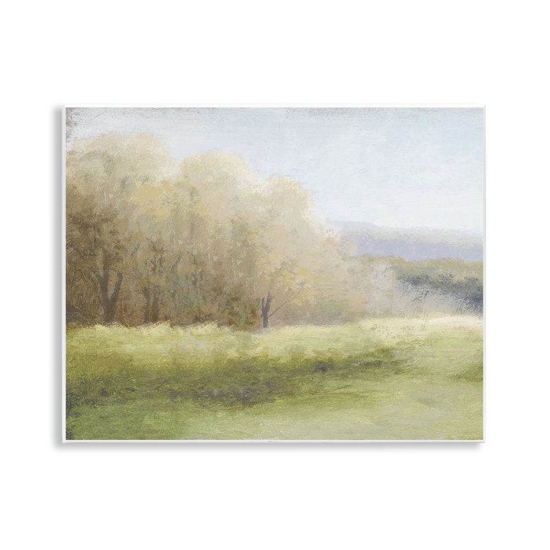 Plaque murale paysage intérieur d'un endroit familier, design par Michael Marcon, H 11 po x l 14 po