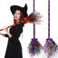 Ensemble de 2 accessoires de balai de sorcière d'Halloween, accessoires de balai de sorcière, accessoires de costumes de sorcière pour Halloween-1891283325