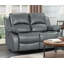 Lowell Faux Leather Reclining Loveseat-716205010-699730691
