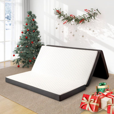 Matelas de futon pliable 4 po en mousse viscoélastique
