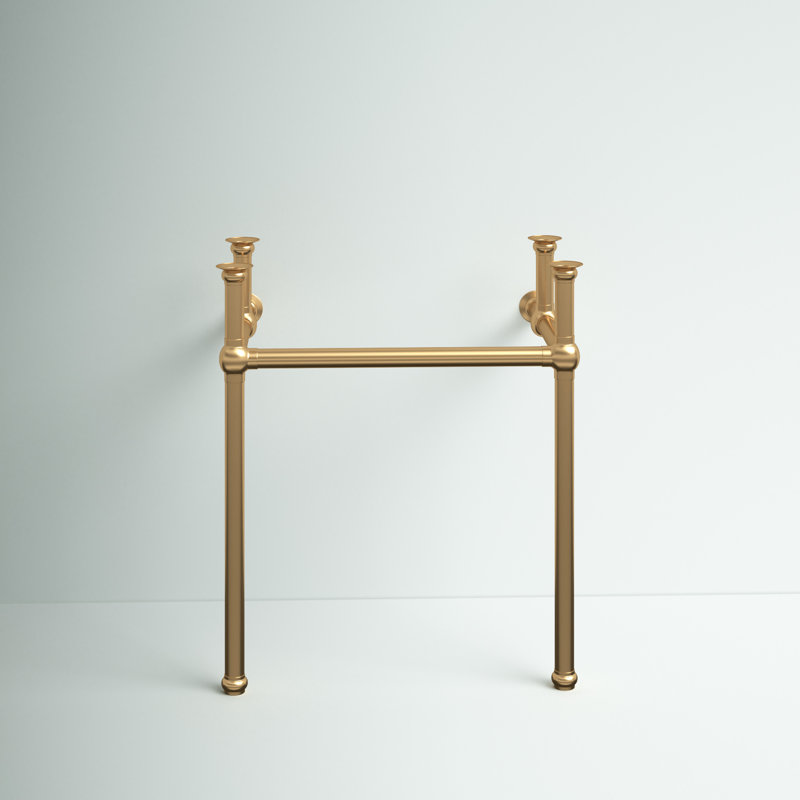 Copeland Wall Mounted Bathroom Vanity Frame, Satin Brass