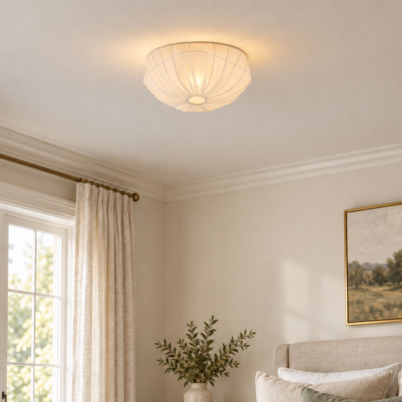 Cinda 24" Fabric Flush Mount