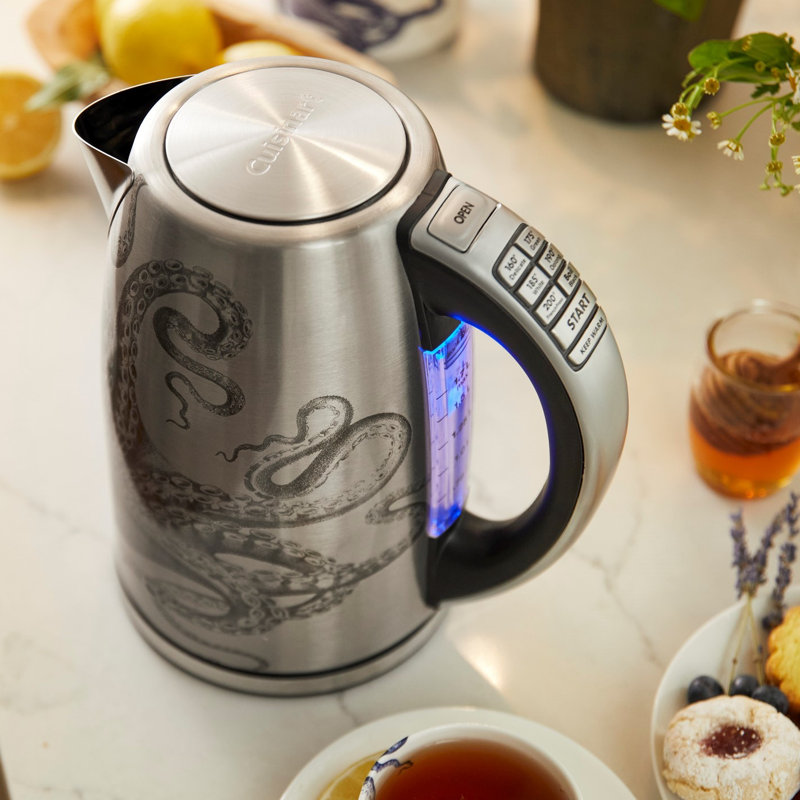 Caskata 1.7-Liter Silver Stainless Steel Electric Tea Kettle