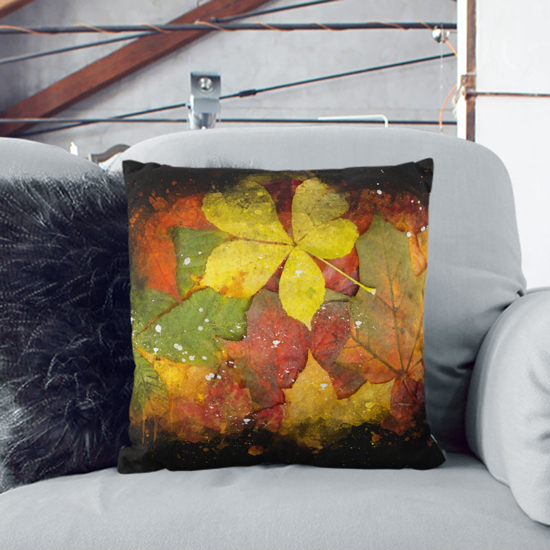 Square Throw Cushion, 55cm H x 55cm W x 20cm D, Black