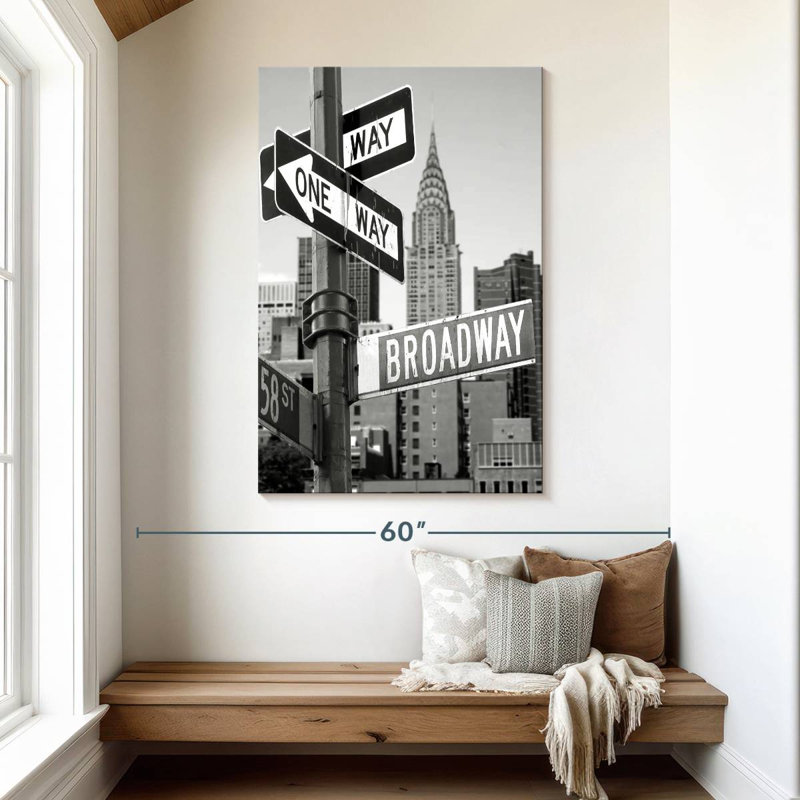 Aime Broadway, 48" H x 32" W