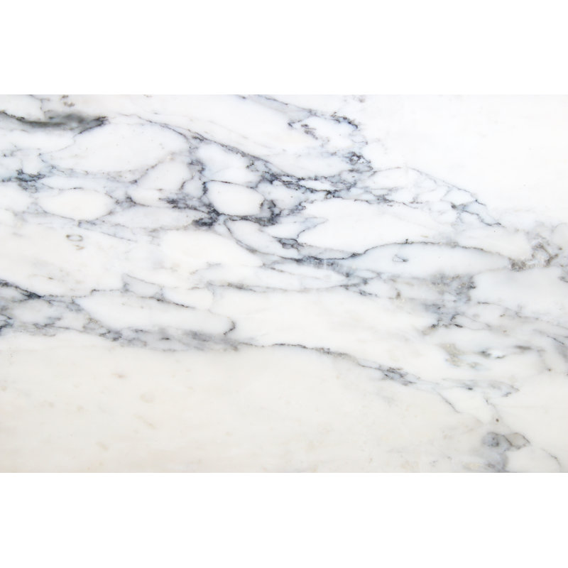 White Marble Texture - Wrapped Canvas Print, 20cm H x 30cm W
