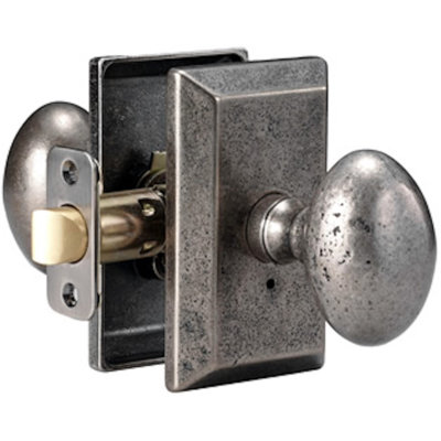 Bouton de porte Sandcast Rosa avec rosette carrée