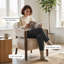 Upholstered Chenille Armchair