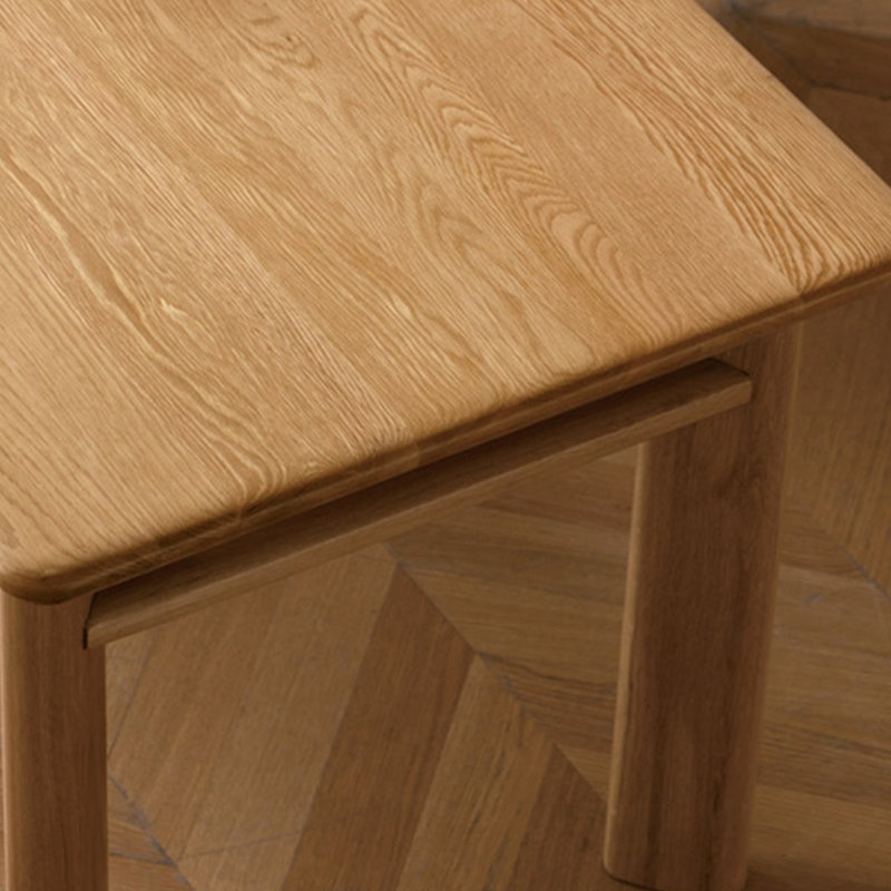 Mishia Oak Solid Wood Dining Table