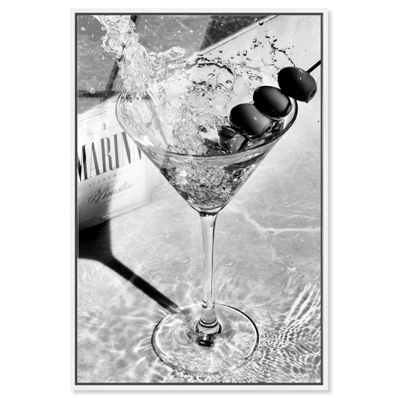 Chill Time II Print by Oliver Gal, 31"H x 21"W, White Floater Frame