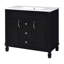 Meuble-lavabo moderne de 36 pouces avec lavabo supérieur, 2 portes à fermeture douce et beaucoup de rangement pour une conception élégante et fonctionnelle-616078212