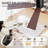 42 Inch Black Ceiling Fan, Flush Mountand Remote Control,6 Speeds Reversible Dc Motor,5 Blades Modern Ceiling Fans For Indoor Or Covered Outdoor