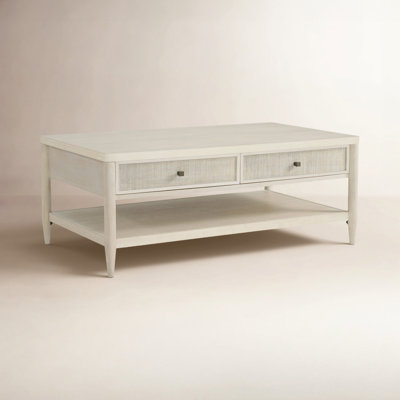 Shannen 48" W Solid and Manufactured Wood Coffee Table