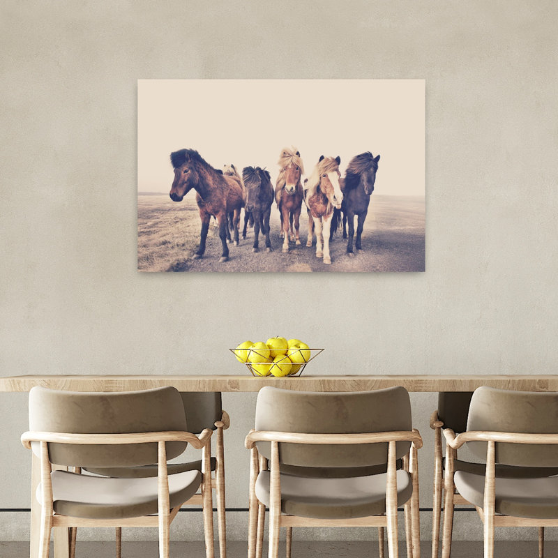 Art contemporain abstrait, art cheval contemporain, H 24 po x l 36 po