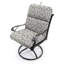 Coussin de chaise d'extérieur 22 "x 45" avec attaches et boucles (ensemble de 2)