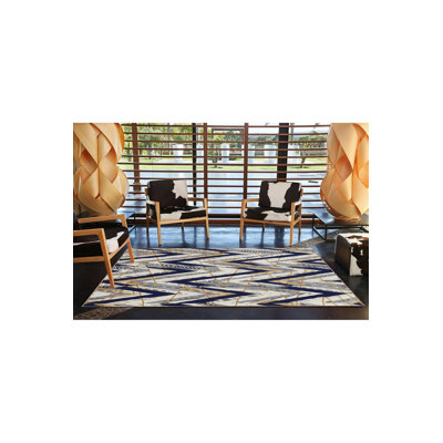 Cross Striped and Diamond Pattern Woven Base Washable Area Rug