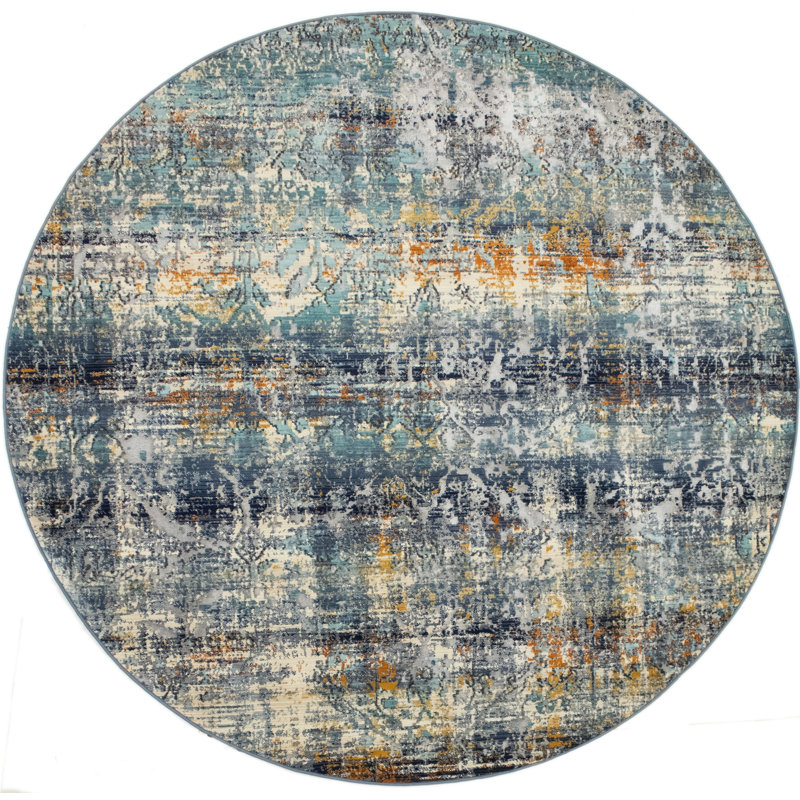 Ziebarth Oriental Indoor Rug, Round 5'