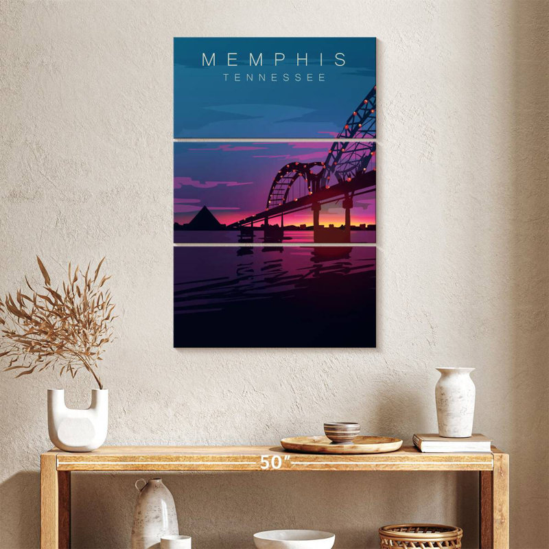 Masam Memphis Tennessee Poster, 65" H x 42" W
