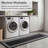 Double Border Machine Tufted Performance Black/Twisted Grey  Rug-1309786898