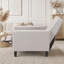 Fauteuil inclinable rembourré 27,5 po avec pieds en hêtre massif-1399516155-1399516153