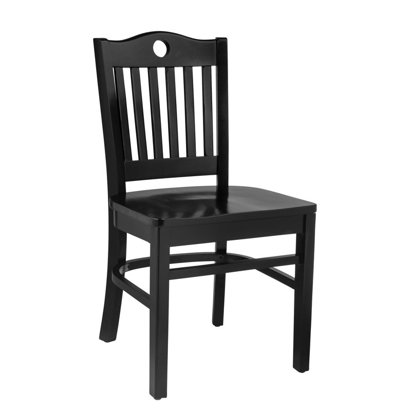 Chaise noire Peek-a-Boo