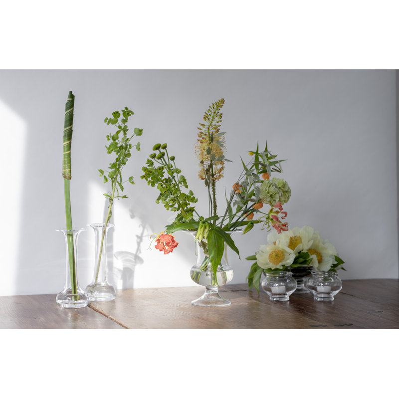 Old English Handcrafted Glass Table Vase