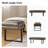 Anahli 52.5'' Wide Channel Tufted Design Vegan Leather Bench-49797039