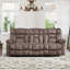 Ensemble 3 pièces inclinable manuel contemporain avec 2 fauteuils inclinables et 3 sièges-50482726