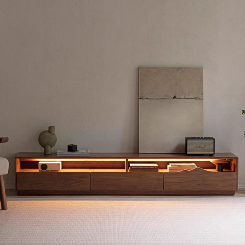 Meuble télé Modern, H 13,78 po x L 86,61 po x l 13,78 po