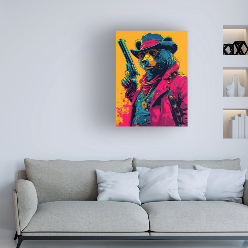Art sur toile, bolognaise, Momart, H 24 po x l 32 po