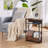 Side Table,3-Tier Slim End Table With Storage Shelf,Modern Sofa Table Thin Side Table For Narrow And Small Spaces, Skinny Bedside Table Small Nightstand With Magazine Rack Space Saving-1049215464-1049215470