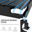 Pergola d'extérieur 12 pi x 20 pi, pergola à persiennes, pergola en métal pour patio, cour arrière, piscine