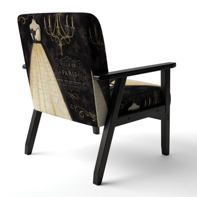 Lynisha - French Chandeliers Couture III - Upholstered Fashion Accent Arm Chair