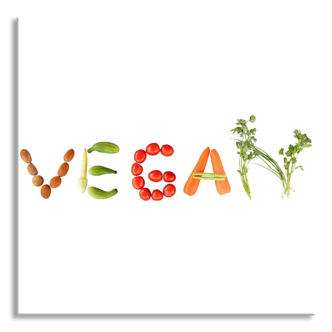 Glasbild "Veganes Gemüse"