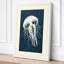 Drifting Jellyfish Coastal - Wrapped Canvas-1751920316-1751920194