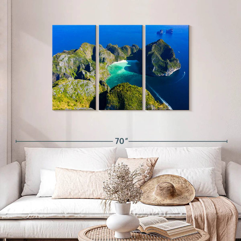 Île Gillard Koh Phi Phi Leh, H 28 po x l 45 po