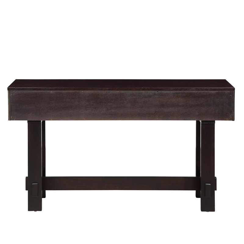 52 Inch Sofa Table With Storage Drawers, Espresso