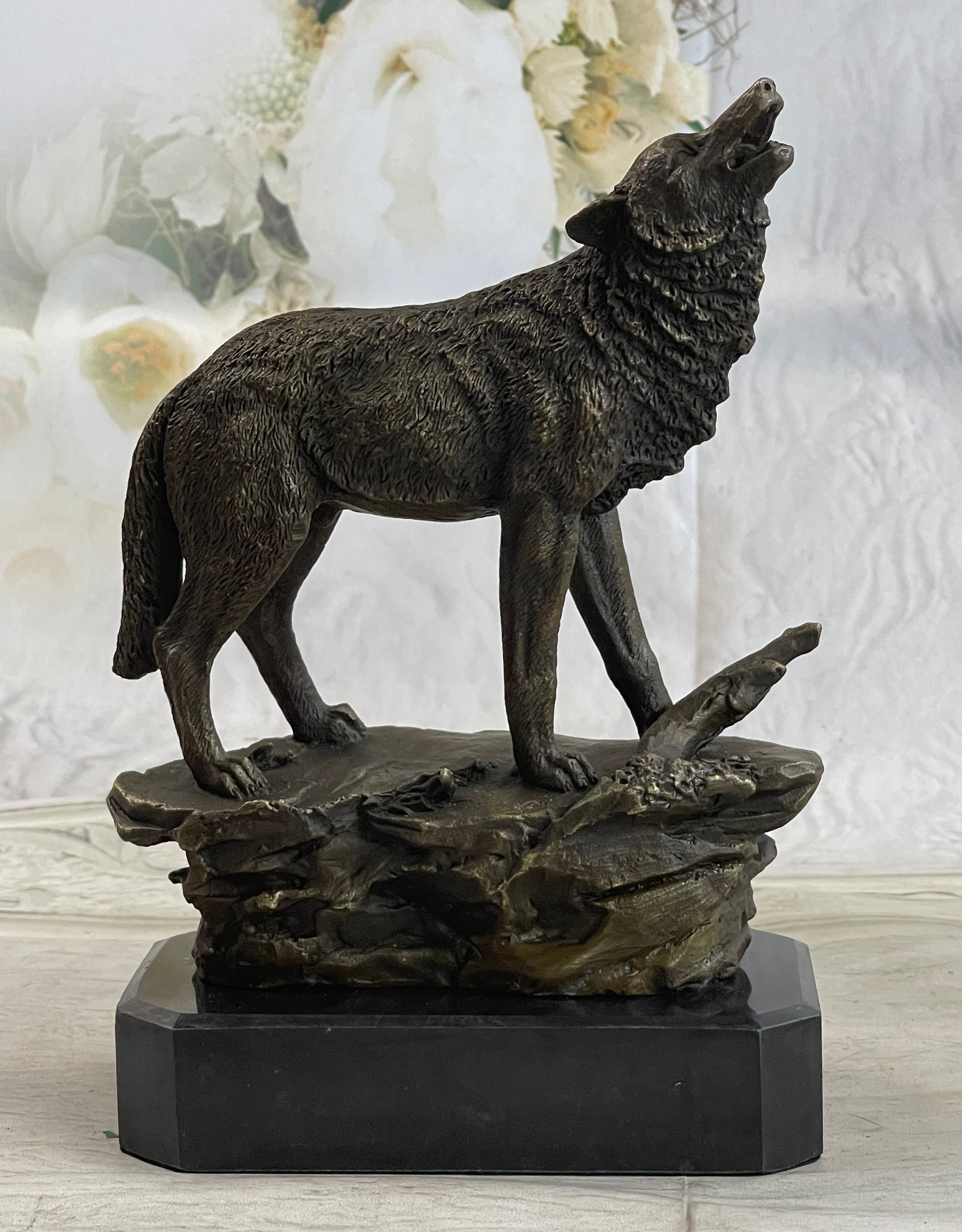 Millwood Pines Andee Signed Original Art Howling Wolf to the Moon ...