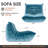 Boneless Armless Lazy Sofa Bean Bag Floor Chair - Soft Dutch Velvet Upholstery - Fun Design for Living Room-1276593180-1276187670