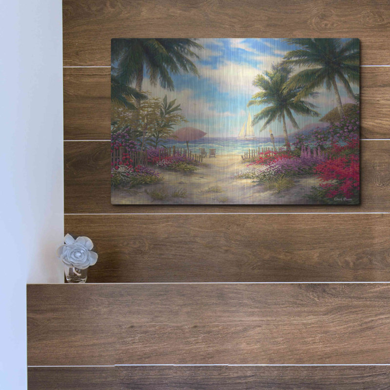 «Sea Breeze Path» par Chuck Pinson, H 12 po x l 16 po