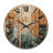 Omparkesh Solid Wood Wall Clock-1267332442
