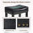 Backless Saddle Upholstered 26" Counter Stool with Wood Frame-867278263-867278262
