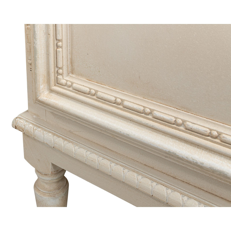 Forsythe 42'' W Solid Wood Sideboard, Bright Lime White