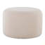 Grand pouf rond en tissu tricoté