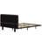 Floating Bed Frame With Remote Led Lights, Full Size Modern Pu Platform Bed, Coffee, Build Leather And Metal Legs, , Smooth Setup Experience-125572973-125572974