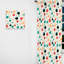 Motif à pois Retro Revival - Rideau abstrait - Rideau abstrait obscurcissant - 1 panneau-107595460